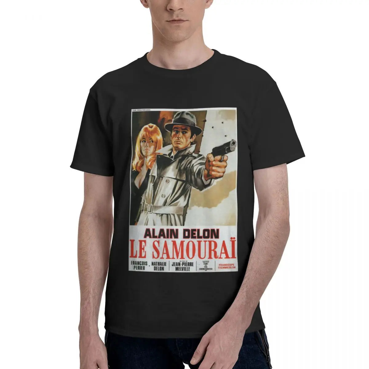 Men T Shirt Le Samourai Alain Delon Idea Y2K Graphic Quality Unisex Tops T Shirts