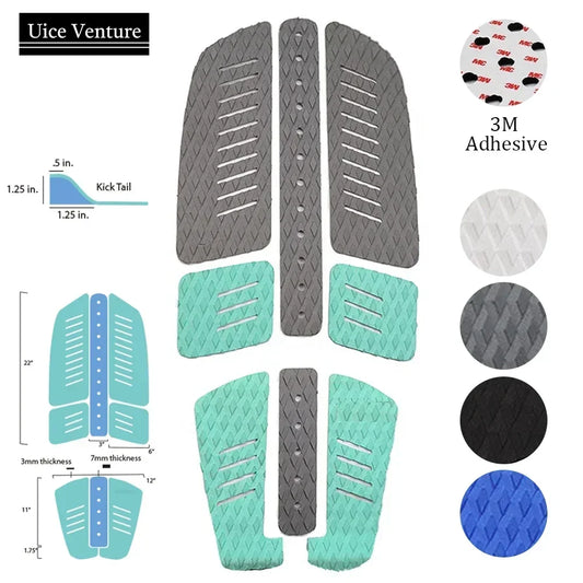 Promotional SUP Board Surf Traction Pad Surf Deck Pad Surf Grip EVA For Surfboard Longboard Paddle Board Combination Pad