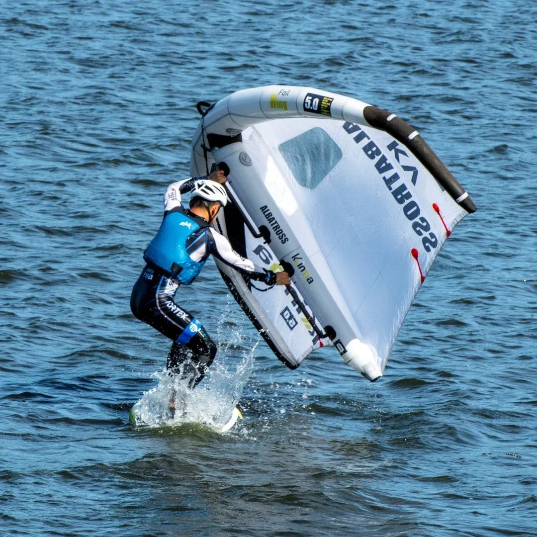 Inflatable Wingsurf Kite Fabric Wing Foil 5m Portable Surfboard Sup Board 5psi Accessories Outdoor Water Sports Equipment 2024