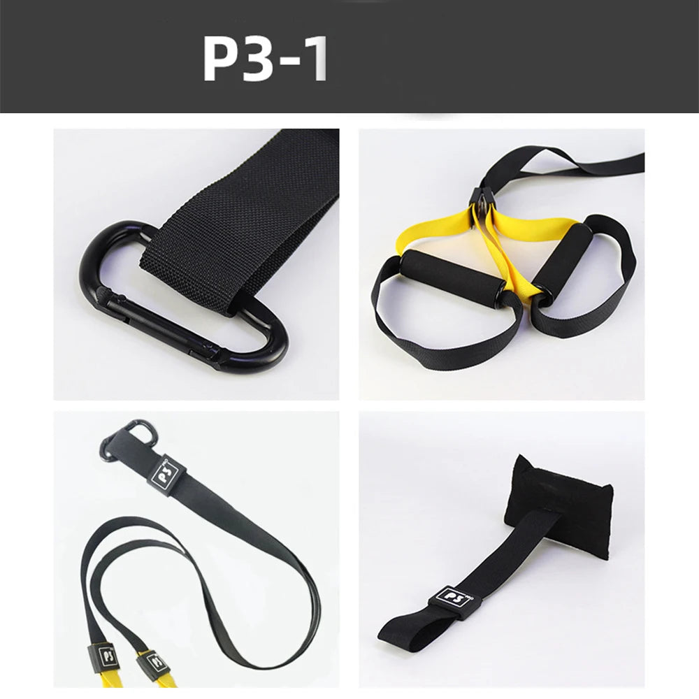 Home Use Hanging Training Band Yoga Fitness Band P3-trx Resistance Device Hanging Pulling Rope Fitness Suspension Exercise Belt