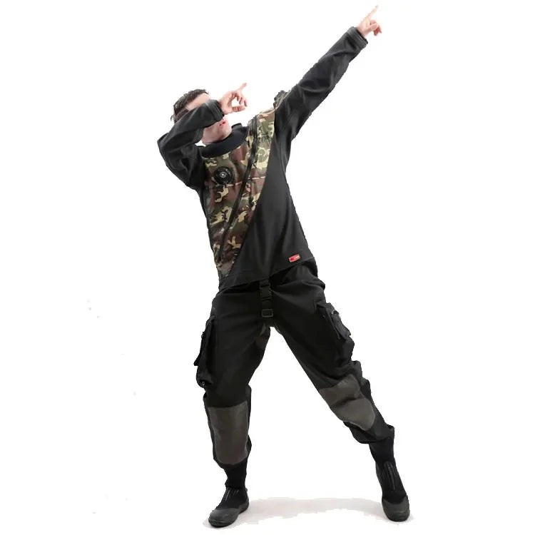 Unisex Drysuit UK Waterproof and Breathable Plus Size (L XL XXL) for Adults 5mm Wetsuits for Diving