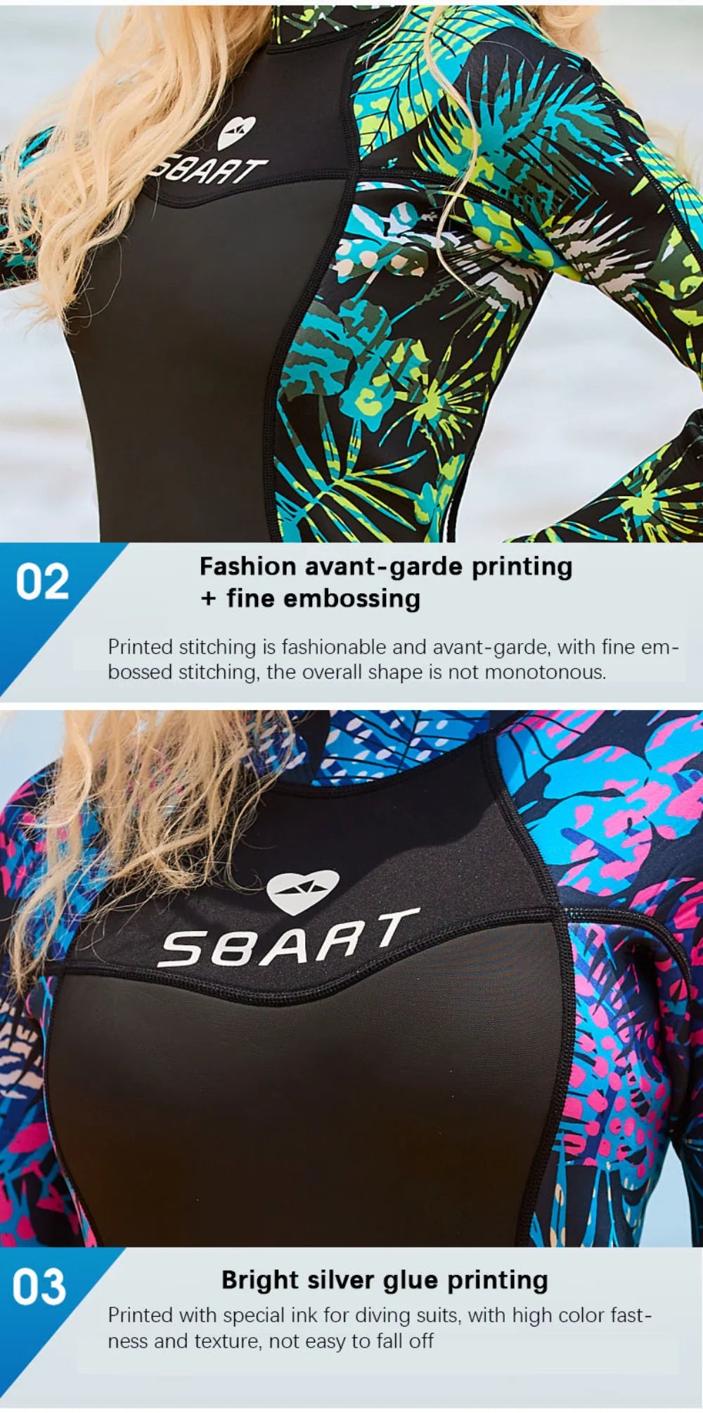 Neoprene Women's Surf Suit Wetsuit 3mm Diving Suit Kayak Kitesurf Swimsuit Winter Swimwear Female Rash Guards Roupa De Mergulho
