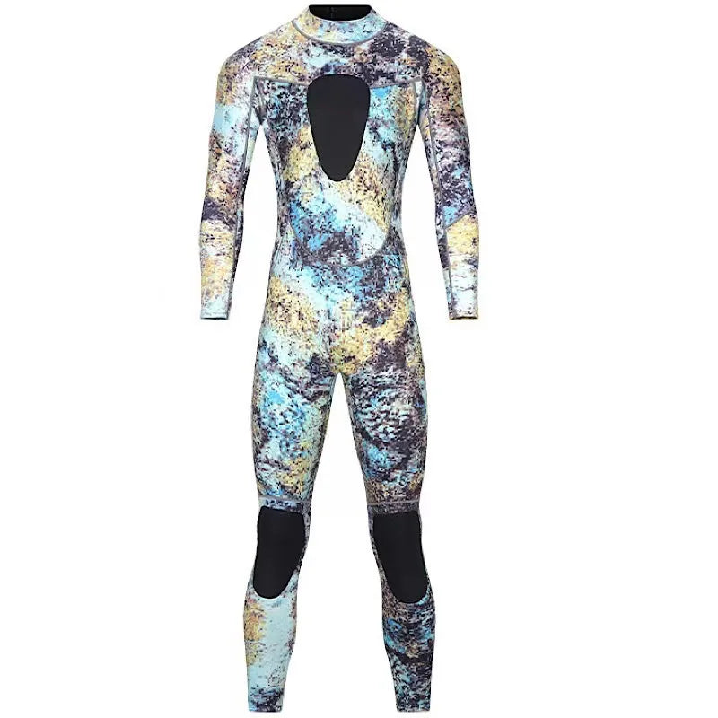 2024 Men Camouflage Wetsuit 3mm Neoprene Surfing Scuba Diving Snorkeling Swimming Body Suit Wetsuit Surf Kitesurf Equipment