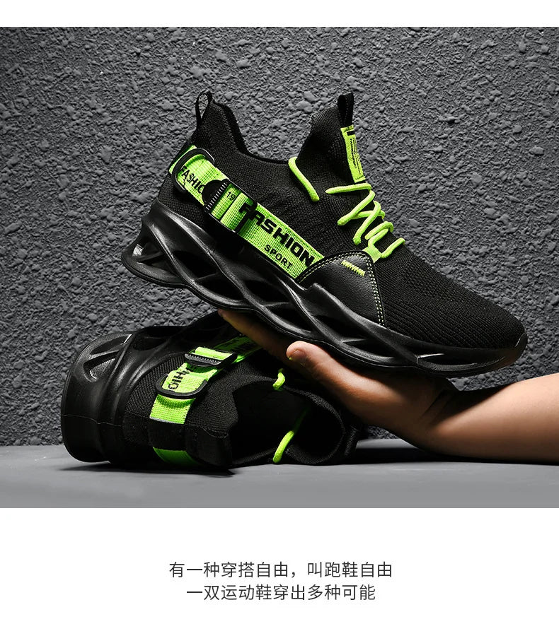 Men Shoes Breathable Fashion Mesh Running Shoes Man High Quality Unisex Light Tennis Baskets Athletic 2023 Sneakers for Men