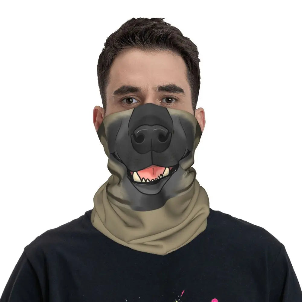 Striped Hyena Bandana Neck Cover Printed Wrap Scarf Multi-use FaceMask Outdoor Sports For Men Women Adult Washable