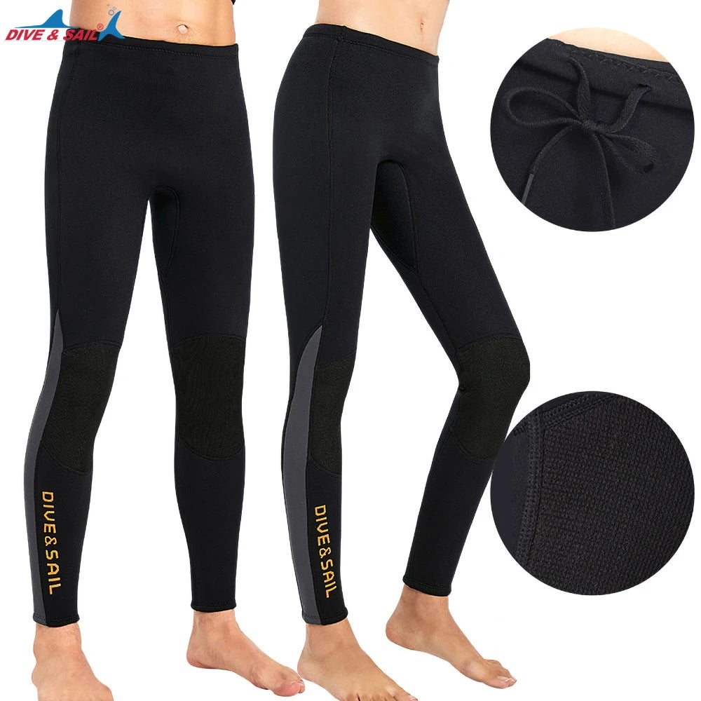 1.5/2/3mm Neoprene Surf Pants Wetsuit Diving Shorts Kitesurf Swimming Trunks Women Men Pants For Snorkeling Kayaking Drifting