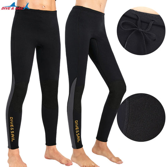 1.5/2/3mm Neoprene Surf Pants Wetsuit Diving Shorts Kitesurf Swimming Trunks Women Men Pants For Snorkeling Kayaking Drifting
