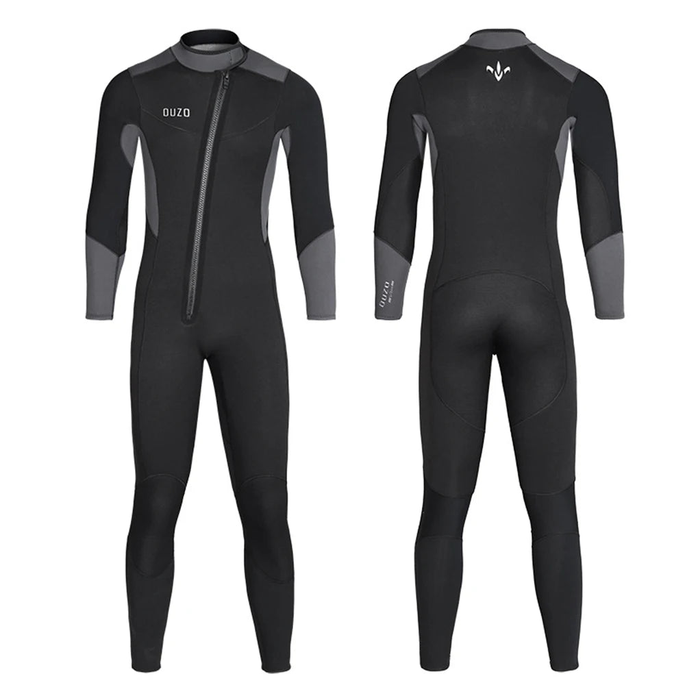 5/3MM Neoprene Wetsuit Men Surf Scuba Diving Suit Equipment Underwater Fishing Spearfishing Kitesurf Swimwear Wet Suit Equipment