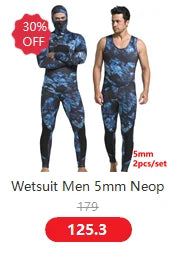 Men Sleeveless Wetsuit Vest Spearfishing Jacket  3mm neoprene swimming open water wet suit black