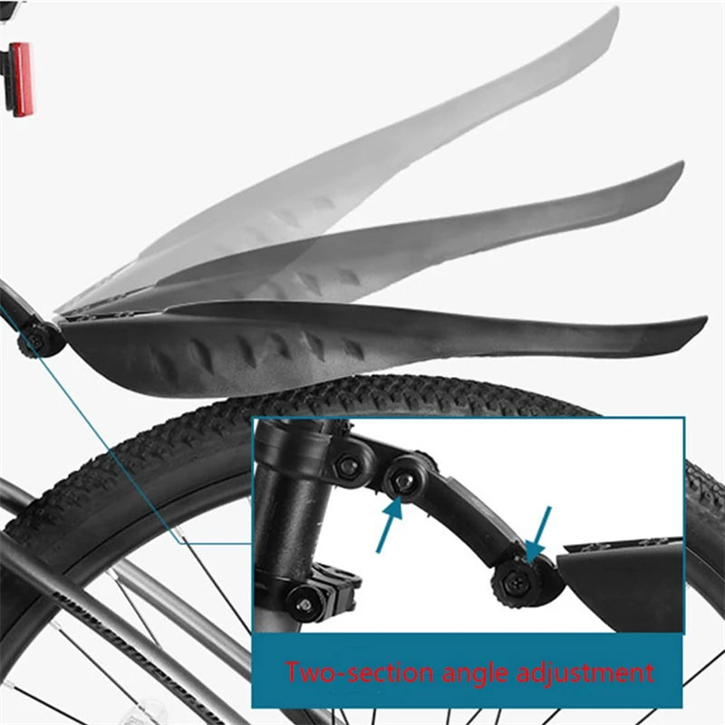 2pcs Bicycle Fender PP Soft Plastic Suitable Bicycles MTB DH Rear Shock BIKE Thicken Splash Protection Accessory