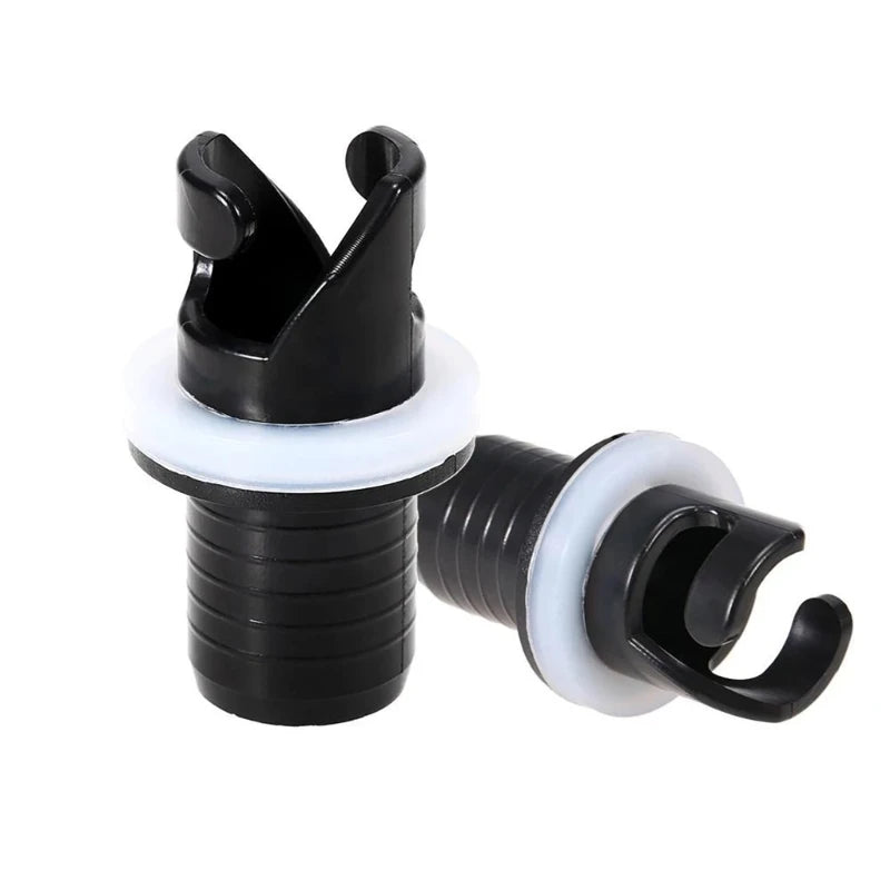 2Pcs Inflatable Kayak Boats Air Foot Hose Adapter Valves Adapter for Inflatables Foot Kayak Air Valves Adapter