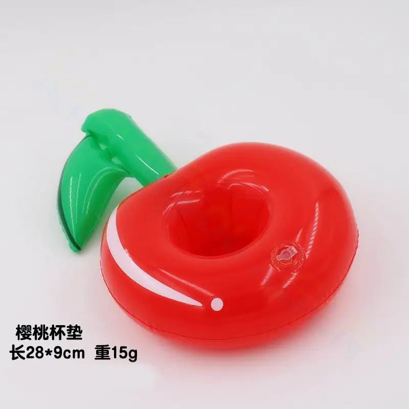 Inflatable Drink Holders Floating Toy Pool Party Bath drinking cup Seat Boat Kids Swimming Inflatable Float Water Fun Pool Toys