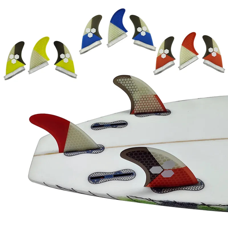 Surfboard Fins M Size Tri Fins Double Tabs 2 Surf Fins Surfboard Stabilizer UPSURF FCS 2 Fins Carbon Fiber Performance Core