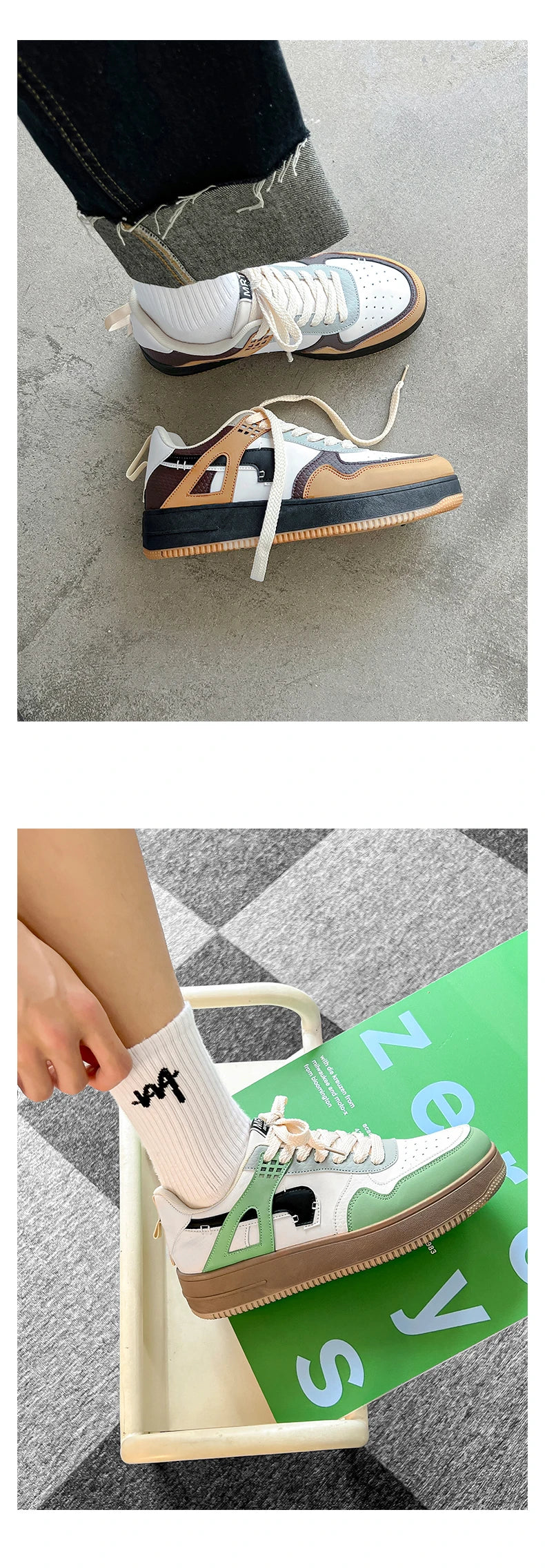 Men New Fashion Sneakers High-end Air Sports Sneakers Balance Fashion Cool Forrest Shoes Luxury Design Skateboarding Shoes