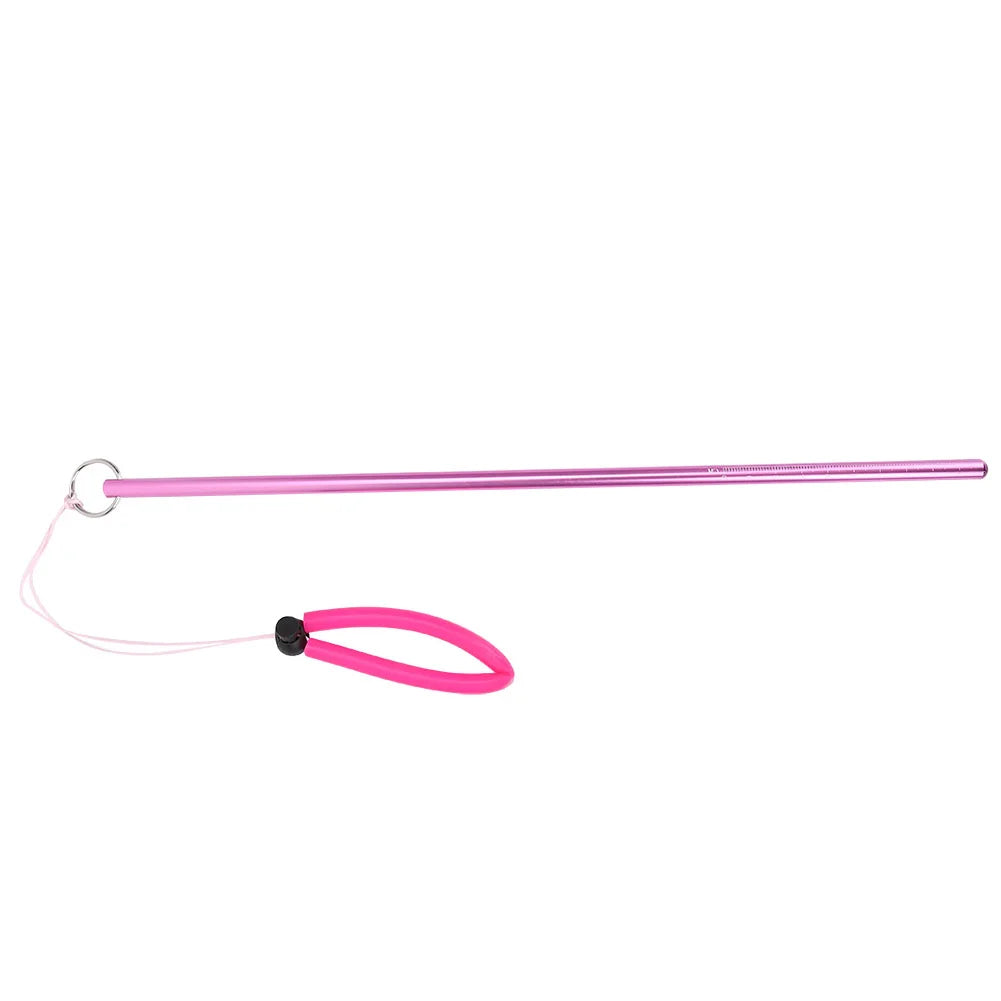 Aluminum Alloy Diving Rod Diving Rod Diving Stick Scuba Diving Aluminum Alloy Tickle Pointer Stick with Measurement & Lanyard