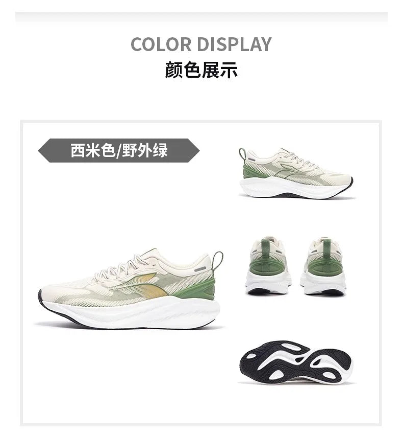 361 foam 4 running shoes 2024 autumn new mesh breathable sports shoes shock-absorbing wear-resistant casual running shoes men's