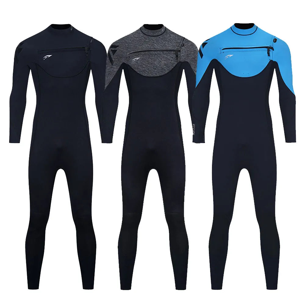 3MM Neoprene Wetsuit Men Women Surf Scuba Diving Suit Equipment Underwater Fishing Spearfishing Kitesurf Swimwear Wet Suit