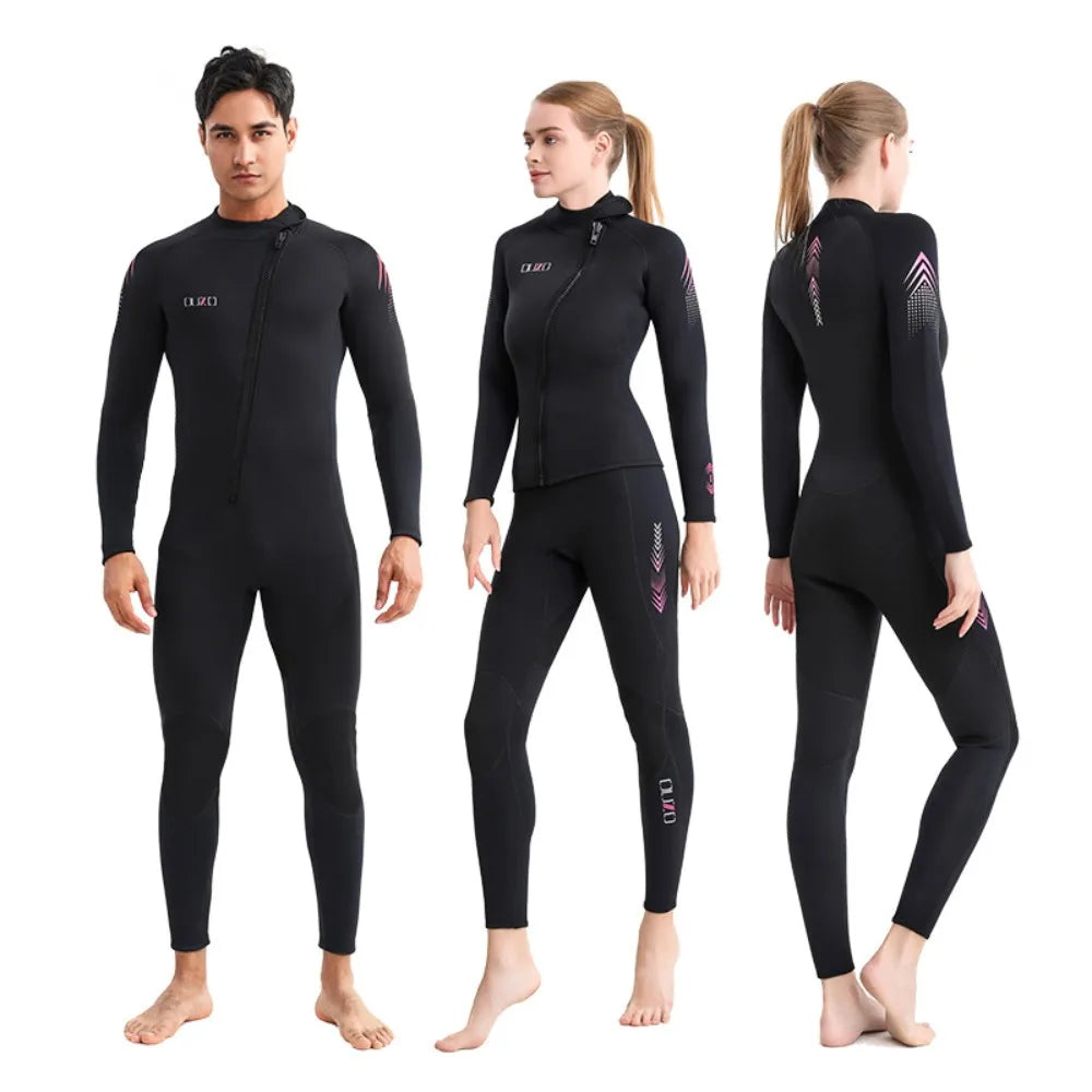 Neoprene  Long Short Men Women 3mm Wetsuit Surf Suit Swimming Kitesurf Scuba Diving Suit Comfortable Swimwear Swimsuit