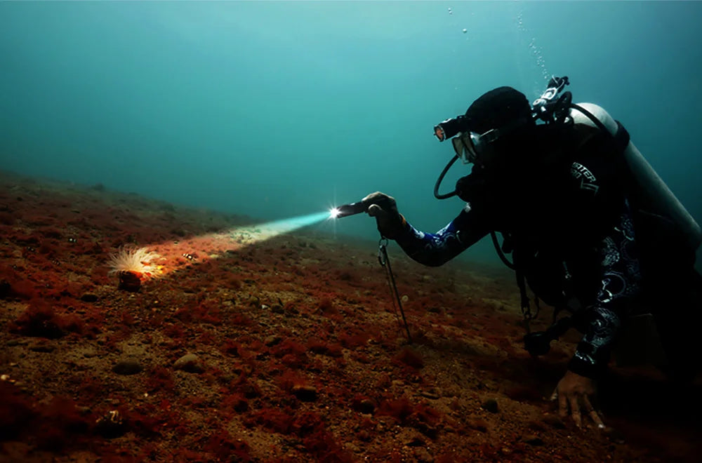ARCHON V10S II 1200LM LED Diving Flashlight Lanter Diving Flashlight Underwater Diving Flashlight