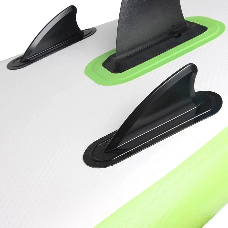 Black PVC Surfboard Side Fins Surf Fin For Inflatable Paddle Board Surf Water Wave Fin SUP Accessories