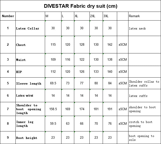 Unisex Drysuit UK Waterproof and Breathable Plus Size (L XL XXL) for Adults 5mm Wetsuits for Diving
