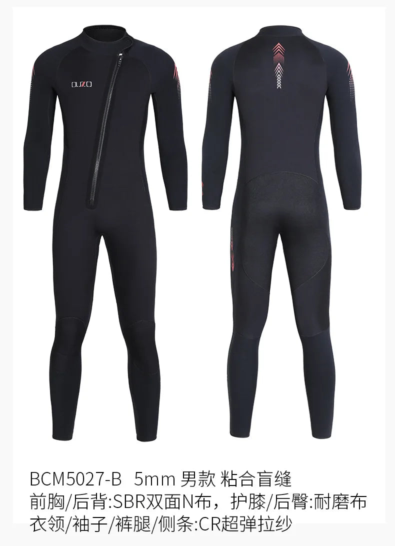 Neoprene  Long Short Men Women 3mm Wetsuit Surf Suit Swimming Kitesurf Scuba Diving Suit Comfortable Swimwear Swimsuit