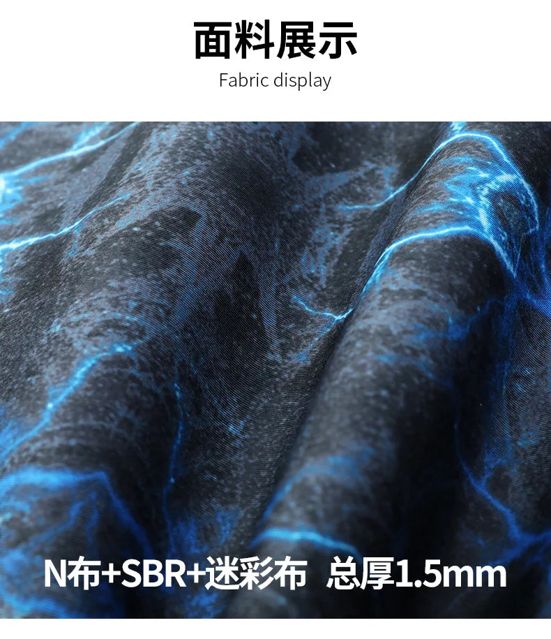 1.5MM Neoprene Wetsuit Men Camo WetSuits Keep Warm Surf Scuba Diving Suit Fishing Spearfishing Swimming Suit Kitesurf WetSuits