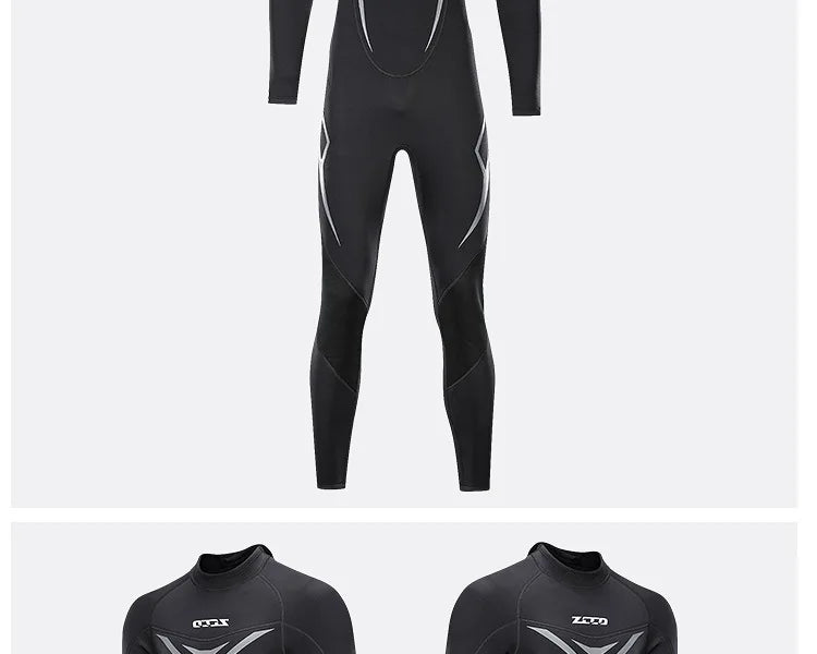 Women Men 3mm Neoprene Wetsuits Full Body Scuba Diving Suit  Snorkeling Surfing Swimming Long Sleeve Keep Warm Water Wetsuits