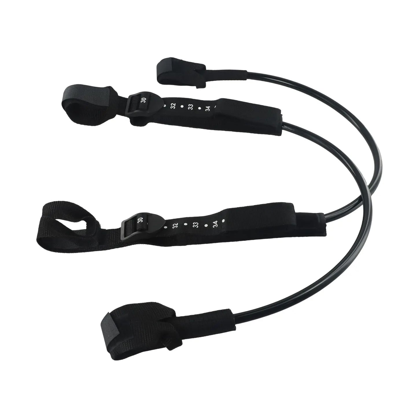NonSlip Adjustable Windsurfing Harness Line 2 Pieces Heavy Duty PU Material Suitable for Windsurf and Surfing Gear Replacement