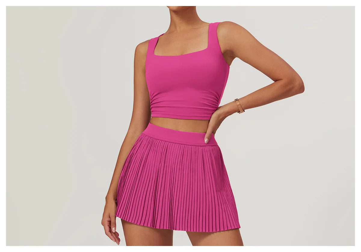 Breathable Sports Bra Anti-Sweat Fitness Top Women High Strength Yoga Bra Shockproof Crop Top Push Up Sport Bra Gym Workout Top