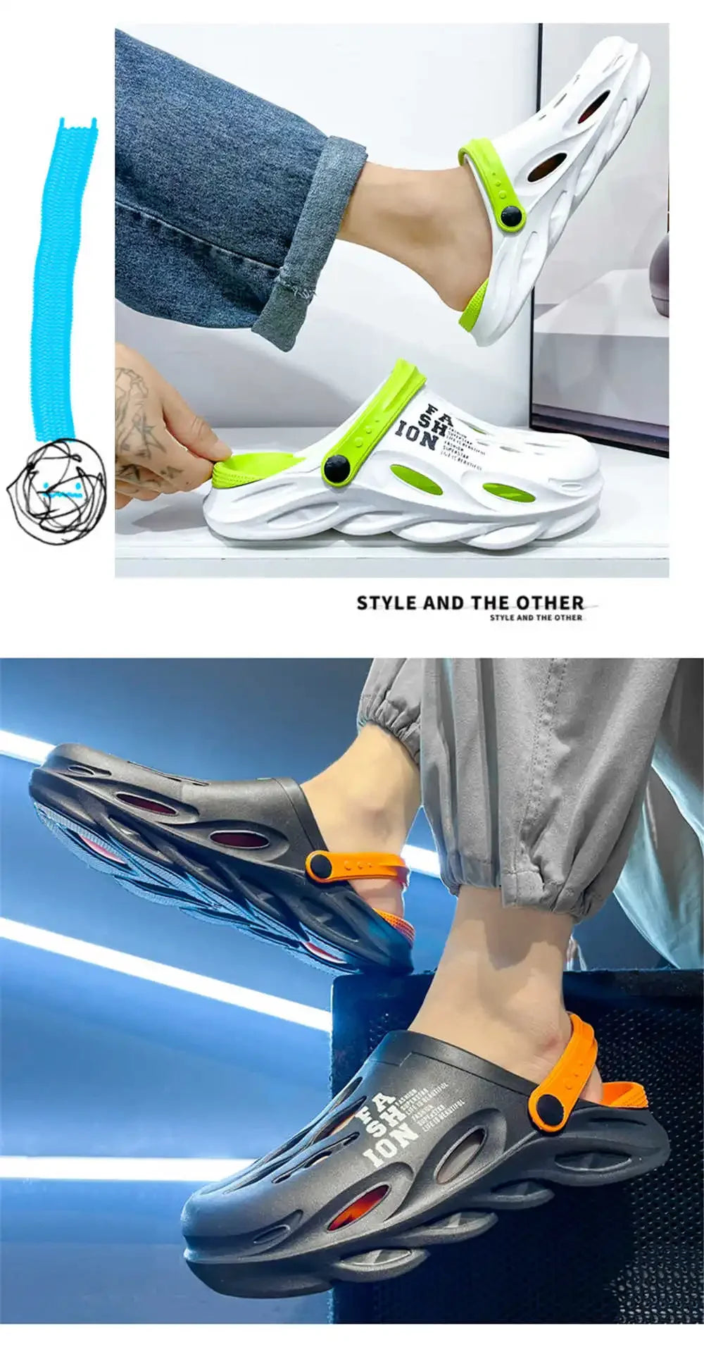 Mixed Colors Autumn-spring Man's Kids Sneakers Slippers Finger Sandals Shoes House Slipperes Sport Trend Famous