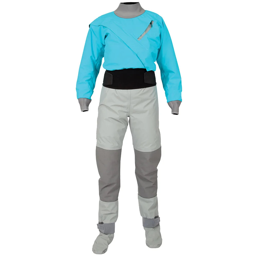 Women's Waterproof and Breathable Padded Dry Suit, Latex Neck, Sleeve Cover, Kayaking, Fishing, Surfing, W18