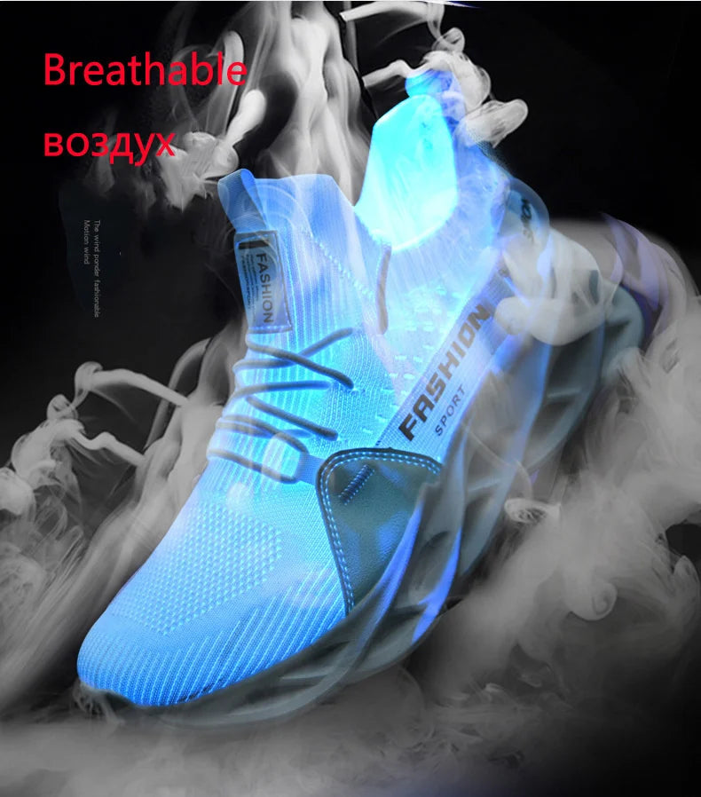 Men Shoes Breathable Fashion Mesh Running Shoes Man High Quality Unisex Light Tennis Baskets Athletic 2023 Sneakers for Men
