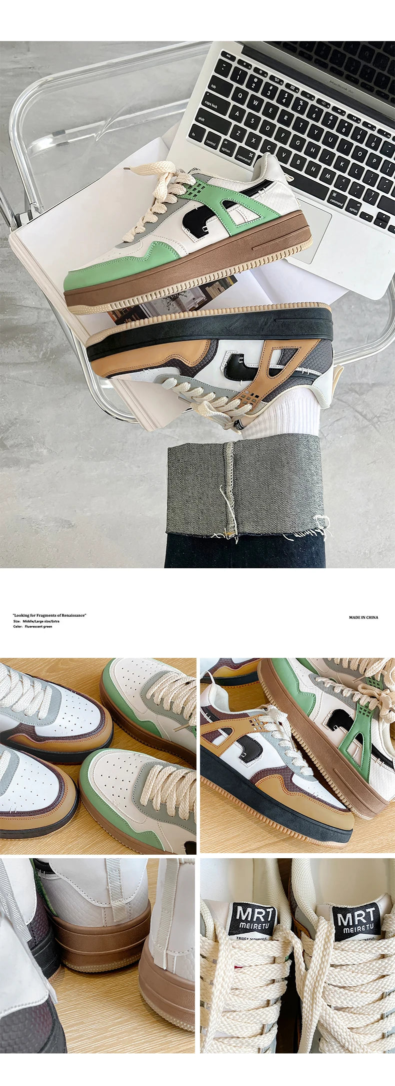 Men New Fashion Sneakers High-end Air Sports Sneakers Balance Fashion Cool Forrest Shoes Luxury Design Skateboarding Shoes