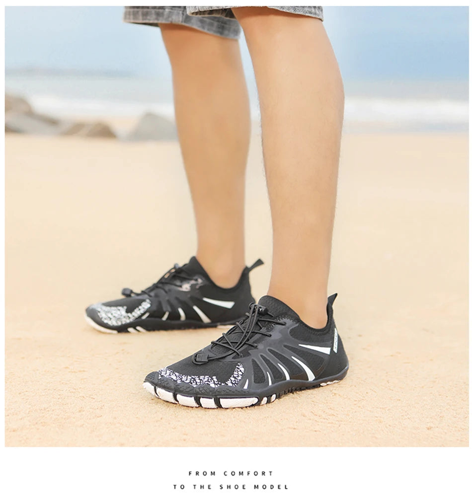 High Quality Cotton Lining Aqua Shoes Outdoor Beach Sandals Water Sports Upstream Shoes Comfortable Barefoot Wading Shoes Unisex