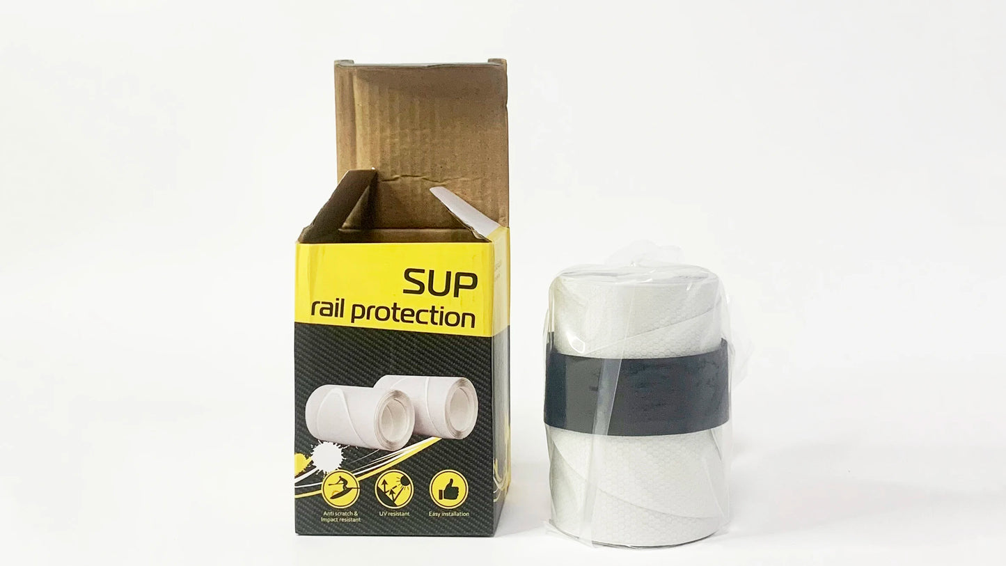 One-Pair Stand Up Paddle Board Rail Protector Tape Surf SUP Rail Guard Tape PVC Clear Surfboard Rail Saver SUP Accessories