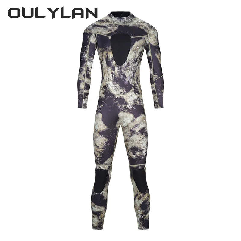 2024 Men Camouflage Wetsuit 3mm Neoprene Surfing Scuba Diving Snorkeling Swimming Body Suit Wetsuit Surf Kitesurf Equipment