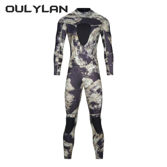 2024 Men Camouflage Wetsuit 3mm Neoprene Surfing Scuba Diving Snorkeling Swimming Body Suit Wetsuit Surf Kitesurf Equipment