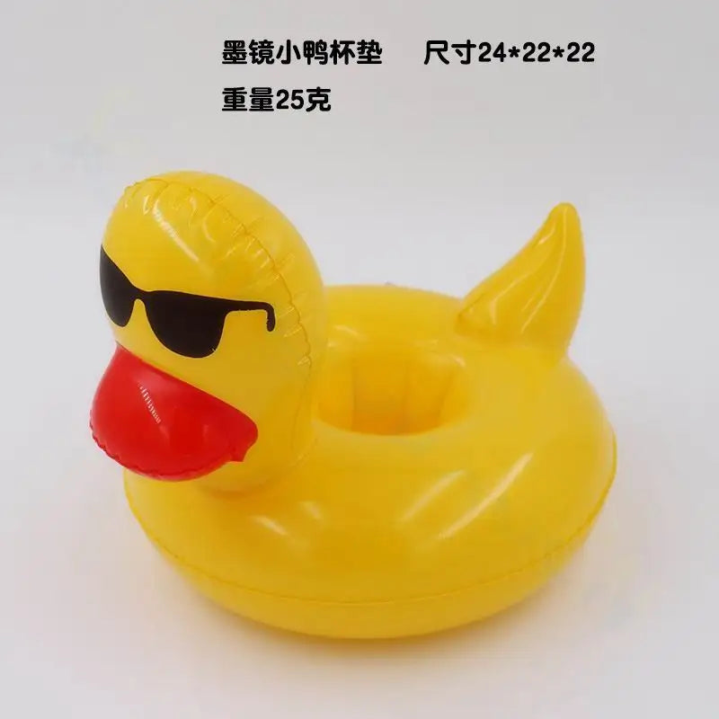 Inflatable Drink Holders Floating Toy Pool Party Bath drinking cup Seat Boat Kids Swimming Inflatable Float Water Fun Pool Toys