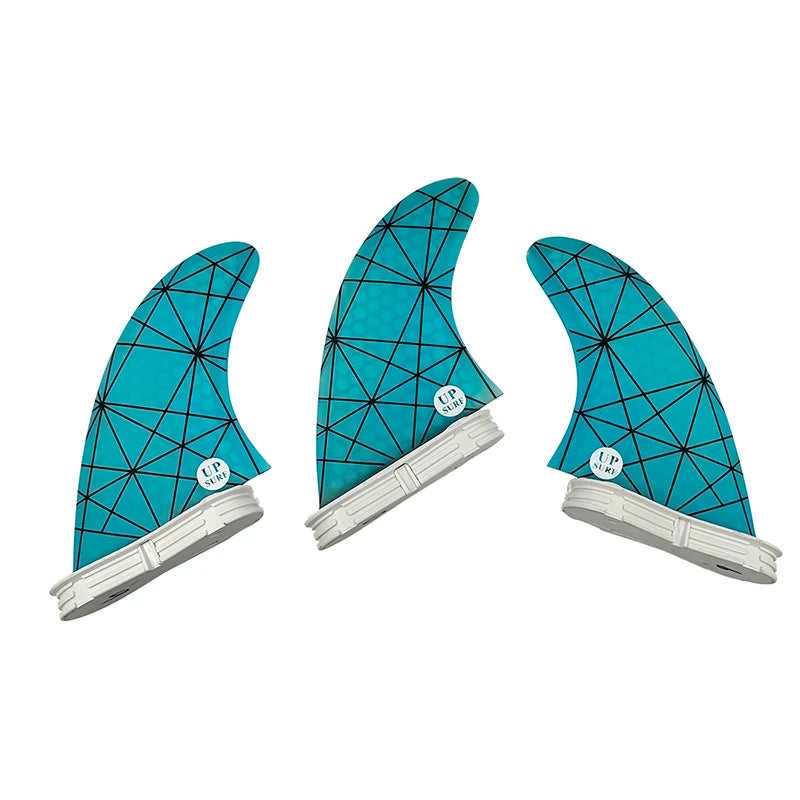 Surf Fins Double Tabs 2 M Size S/M/L Surfboard Honeycomb Fins Tri fin set Double Tabs,2 fin Fibreglass