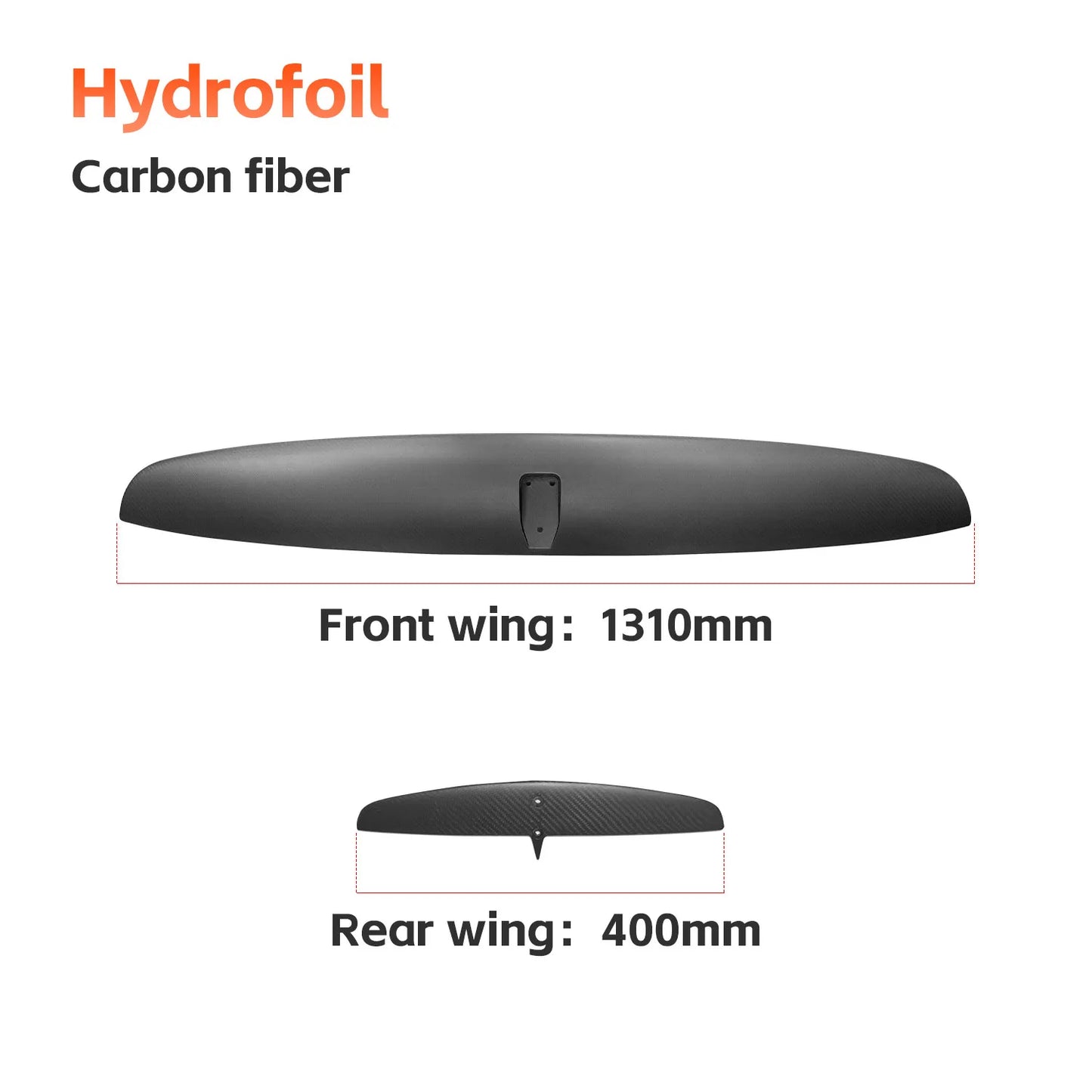 Hot selling GY-1310 2100sqcm aluminum 75cm mast 644 fuselage 400 rear wing is perfect for novice players hydrofoil surfing