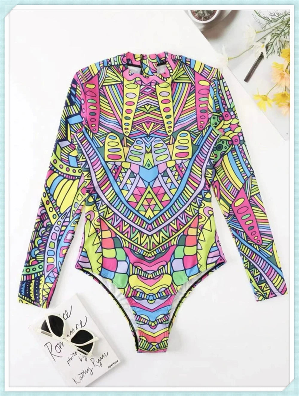 Solid Diving Clothes 2023 Women Zipper One Piece Bathers Bathing Swimming Swim Suit Female Long Sleeve Swimwear Surf Swimsuit