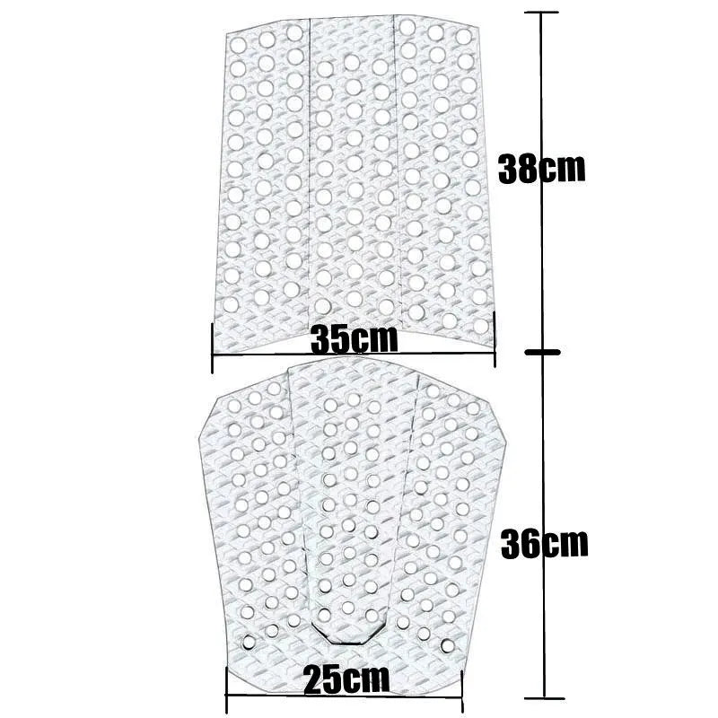 Surf Pads Grip Set Surfboard Traction Pad Front Pads Surf Eva Deck Cover Surfboard Tail Pad Foam Anti Slip Surf Mat Set