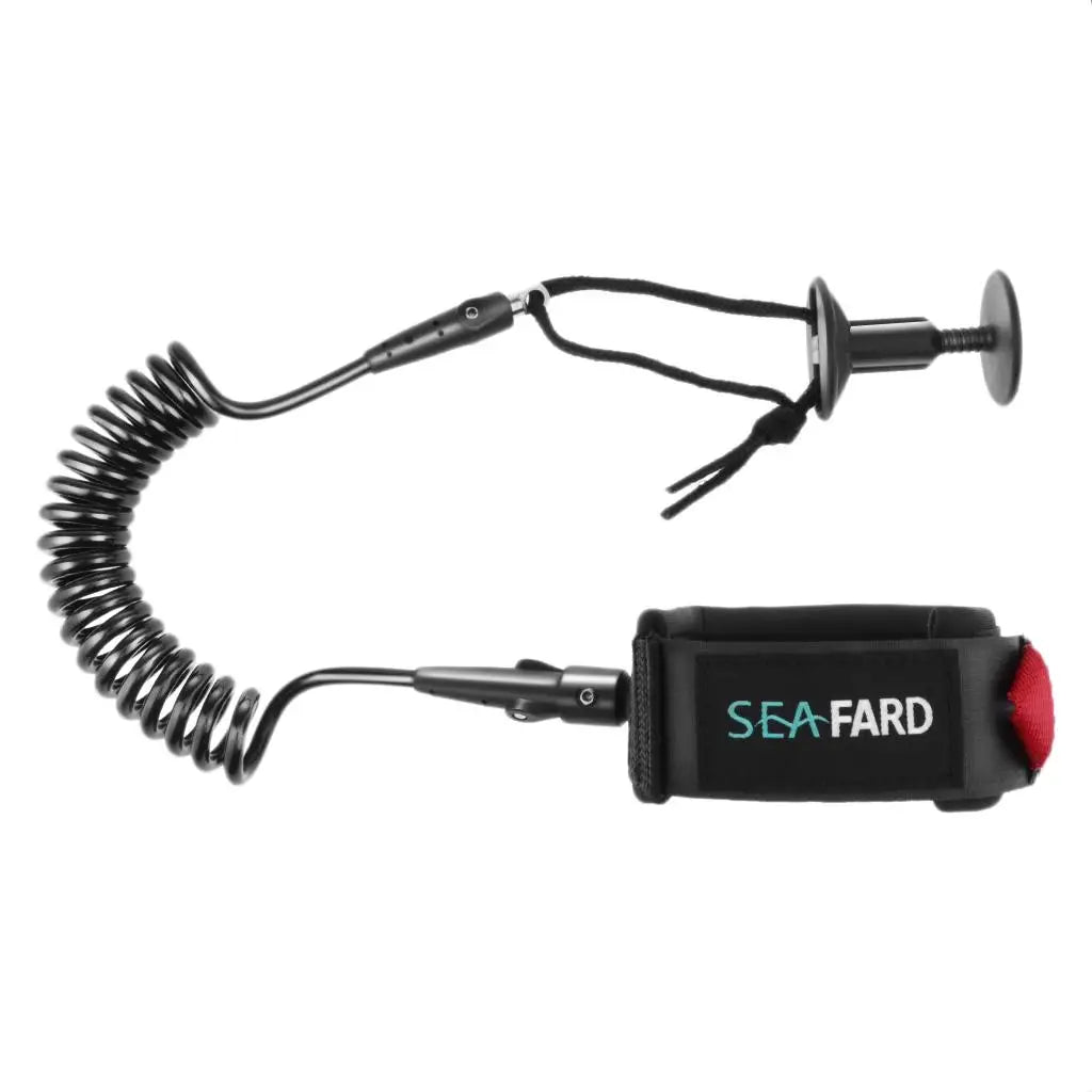 Trela profissional com alça de pulso Trela de surf Trela enrolada de 5 pés e trela de surf