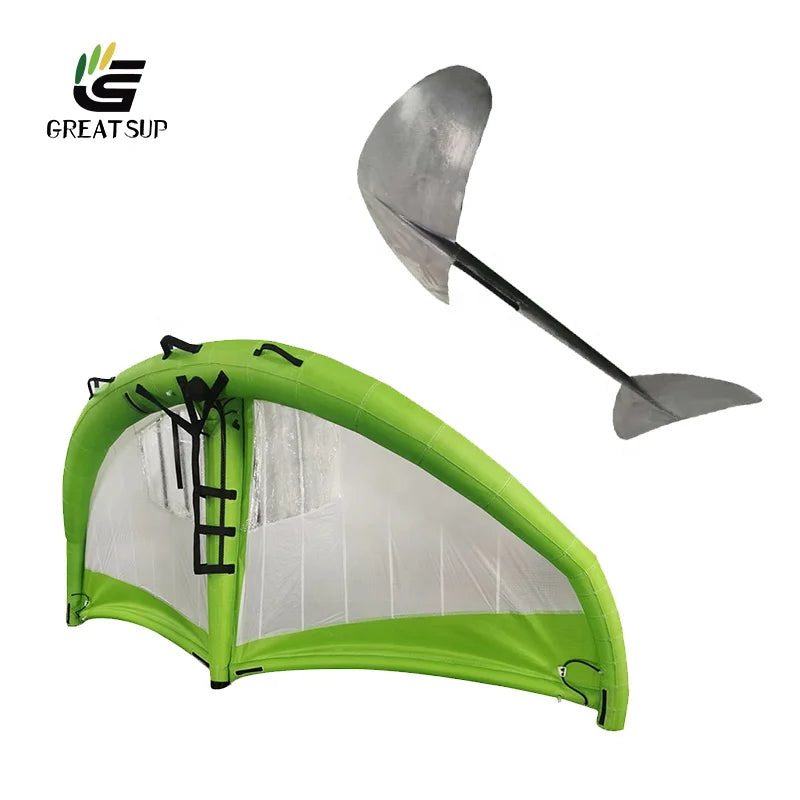 OEM quality Handheld Inflatable Wing Foil Sail 4M/5M/6M Kite Wingfoil Kitesurf Wingsurf Hydrofoil Watersports