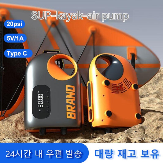 20 PSI Pvc Boat Pump Inflatable DC Sup Board Air Electric Inflatable Deflatable 18000mAh Kayak Inflator Surfing Paddle Fishing