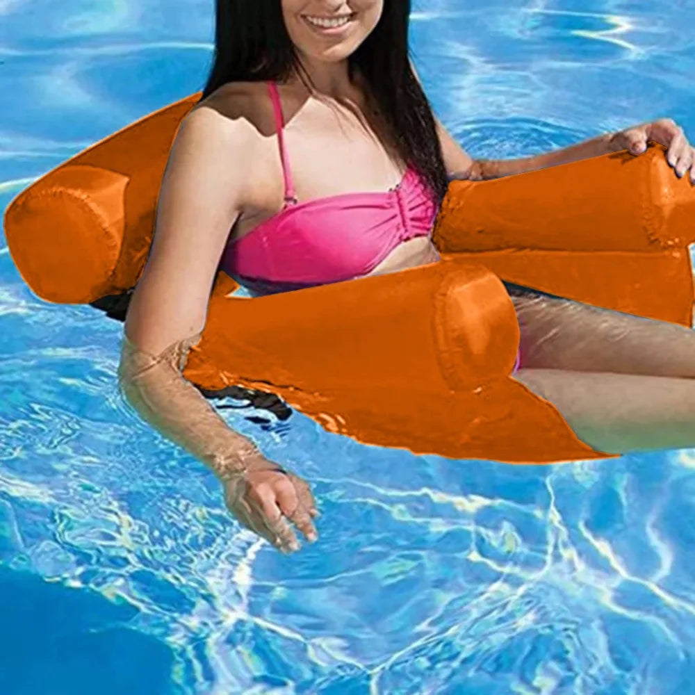 New Inflatable Mattresses Water Swimming Pool Accessories Hammock Lounge Chairs Pool Float Water Sports Toys Float Mat Pool Toys