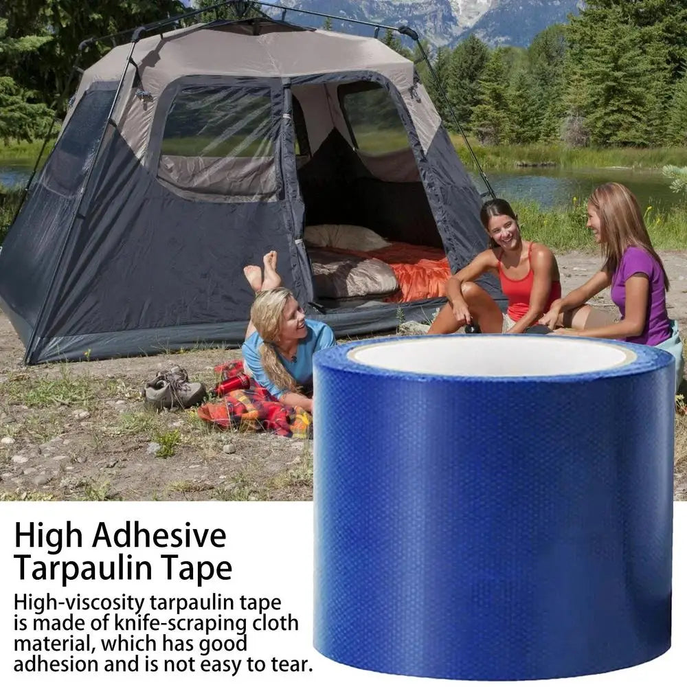 Tent Repair Canvas Awning Sail Kites Waterproof Adhesive Patches Tape Kit 3" X 16.4 Ft RV/Boat Covers Repair Tarpaulin Tape