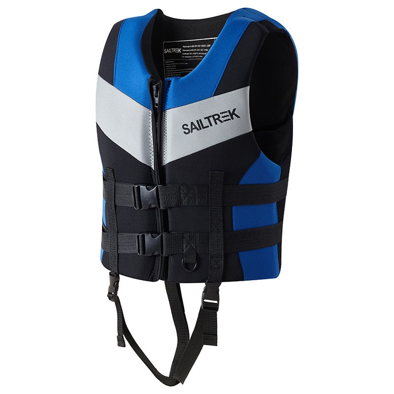 Esportes aquáticos pesca colete de esqui aquático caiaque barco natação à deriva colete de segurança adultos colete salva-vidas neoprene segurança colete salva-vidas