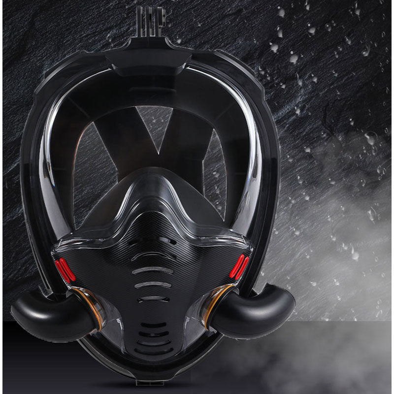 Snorkeling Mask Double Tube Diving Mask Adults Kid Swimming Mask Diving Goggles Self Contained Underwater Breathing Apparatus